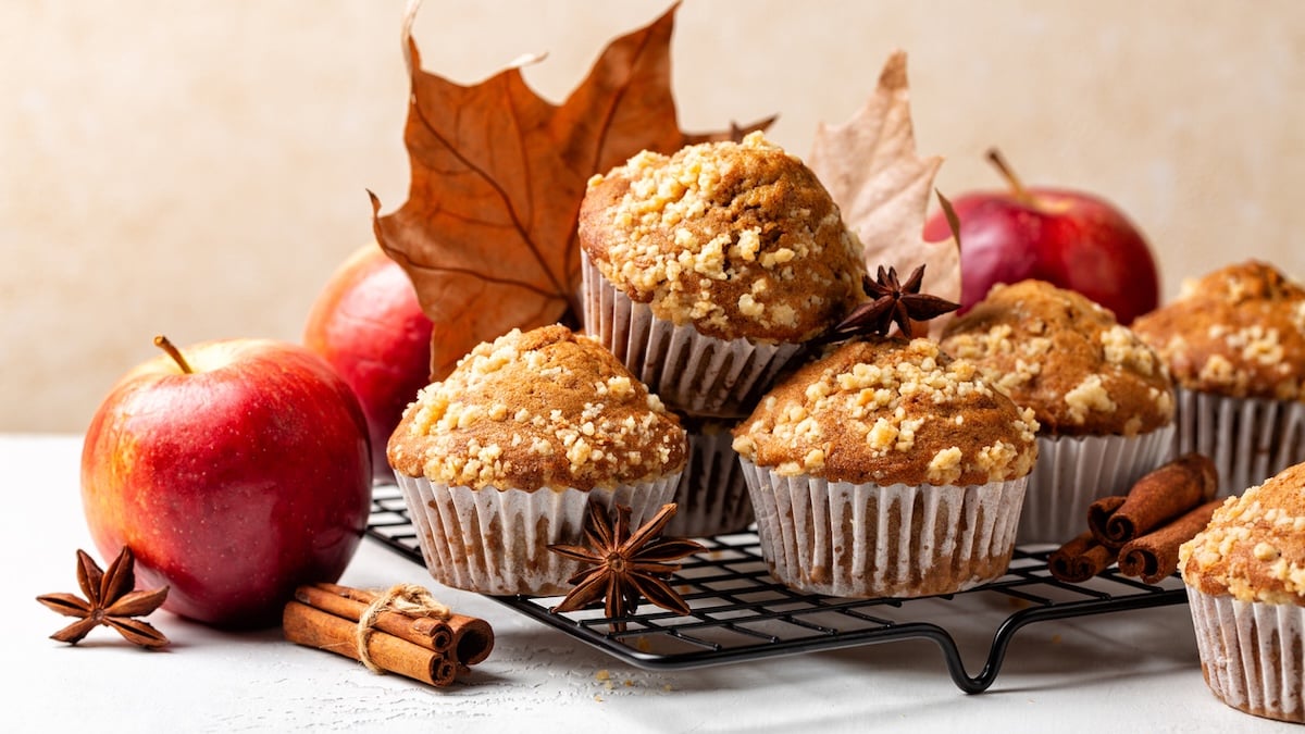 Muffins pommes cannelle